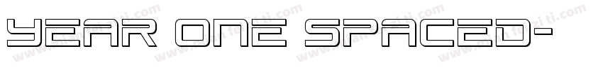 Year One Spaced字体转换